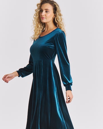 Joe Browns Stella Velour Midi Dress
