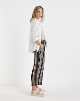 Printed Wide Leg Culotte