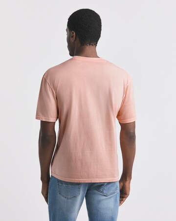 Union Garment Dyed Relaxed Fit T-Shirt- Washed Coral