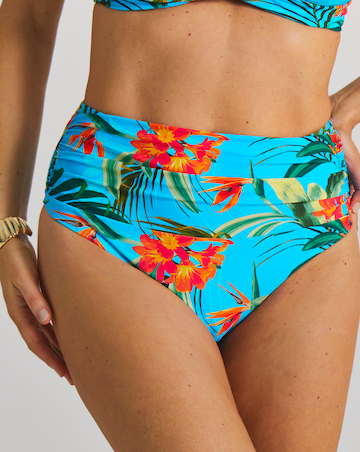 MAGISCULPT Firm Control Ruched High Waist Bikini Bottoms