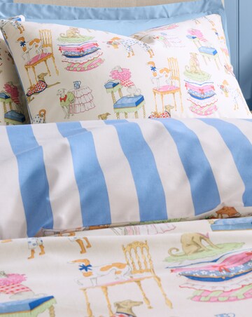 Cath Kidston Hackney Dogs Cotton Rich Duvet Cover Set