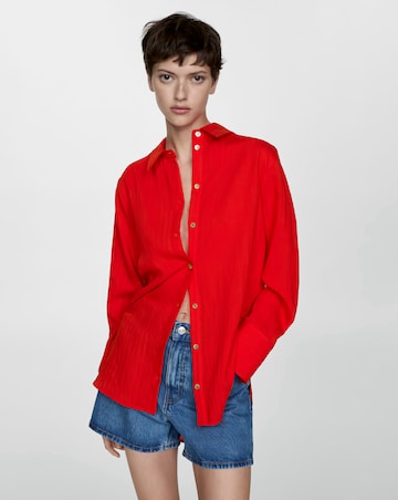 Mango Celestia Stripe Shirt