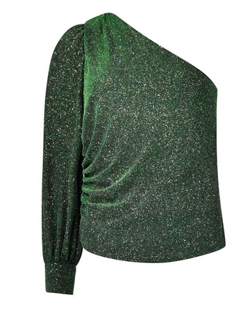 Ro&Zo Sparkle One Shoulder Top