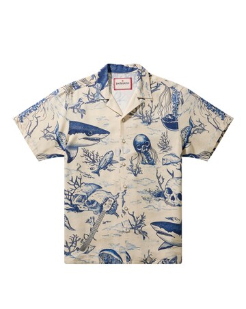 Joe Browns Shark Party Shirt - White/Blue