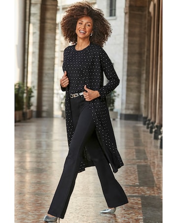 Sosandar Heatseal Fine Knit Top