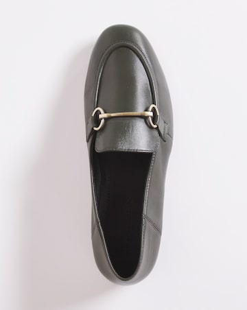 Leather Bar Loafer - Wide Fit (E)