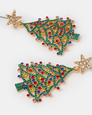 Accessorize Christmas Tree Earrings
