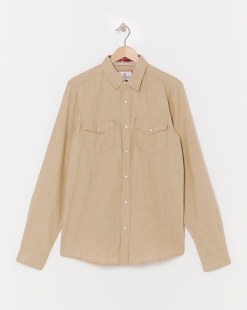 Joe Browns Loving Life Linen Blend Shirt Long Length