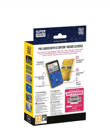 Hyper Mega Tech Capcom Edition Super Pocket Retro Handheld Gaming Console