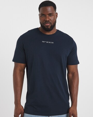 Jack & Jones Jayce Back Graphic T-Shirt - Navy