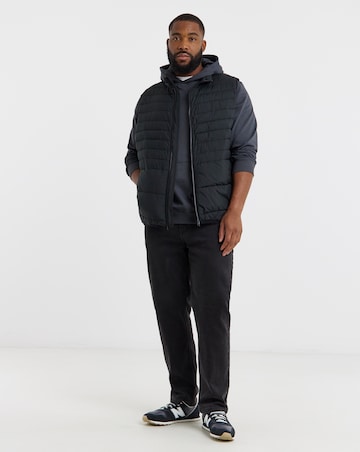 Jack & Jones State Packable Puffer Gilet - Black