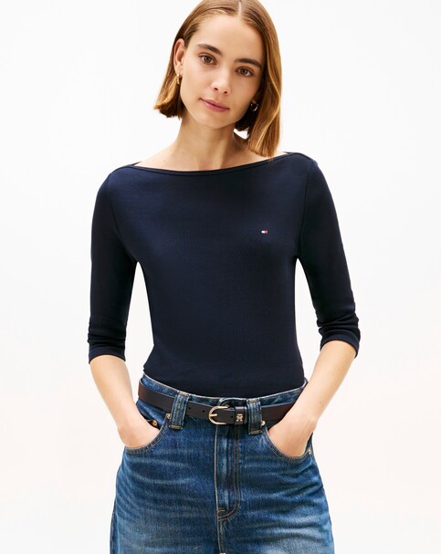 Tommy Hilfiger Slim Boat Neck Tee