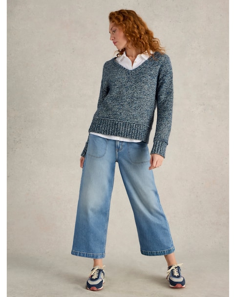 White Stuff Tia Wide Leg Grop Jean