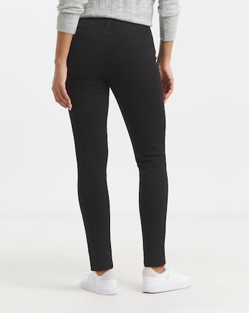 Simply Be Bella Black Pull On Slim Leg Jeggings
