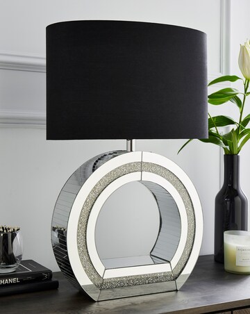 Joanna Hope Chrome Mirrored Table Lamp