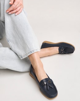 Samara Leather Loafers - Extra Wide Fit (EEE)