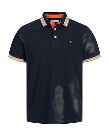 Jack & Jones Premium Paulos Tipped Polo - Navy