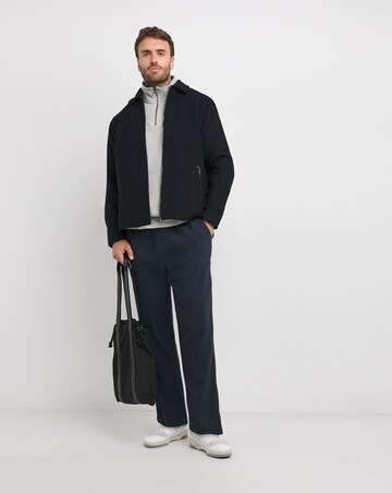 Wool Collar Zip Up Jacket