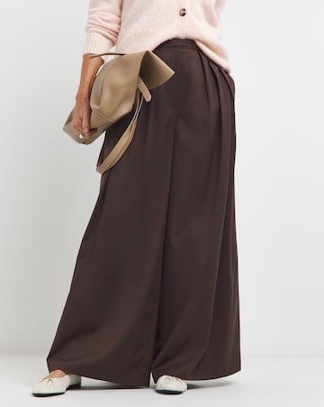 Chocolate Wide Leg Trousers