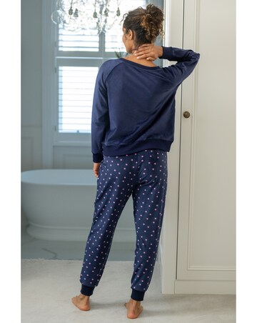 Pour Moi Cosy Fleece Sweatshirt and Jogger Pyjama Set