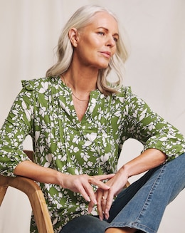 Julipa Jersey Frill Top