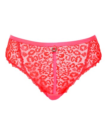Simply Be Neon Animal Embroidery Thong