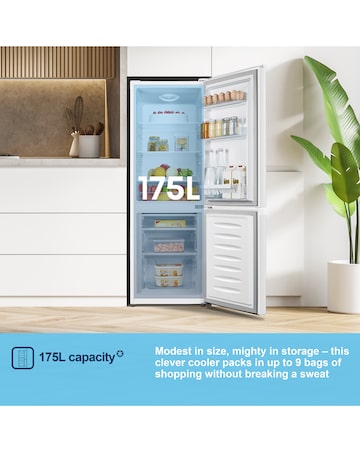 Fridgemaster MC50165E Fridge Freezer - White E Rated