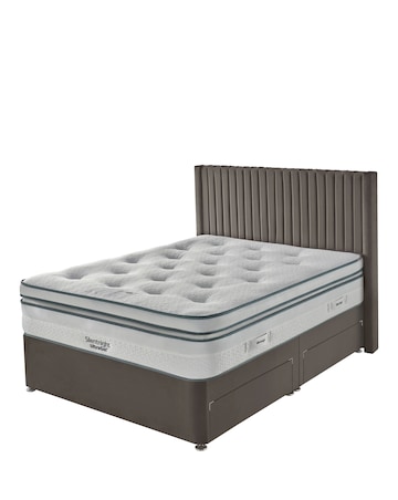 Silentnight 3000 Pocket Gel Box Top Divan Set with 4 Drawers