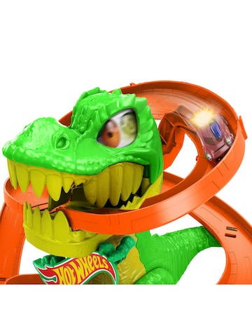 Hot Wheels City T-Rex Blaze Battle Playset