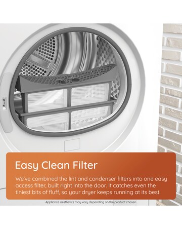 Hotpoint FabicCare C HSD 82M WW UK 8kg Heat Pump Tumble Dryer - White