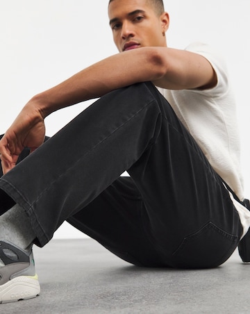 Loose Fit Stretch Jean Black