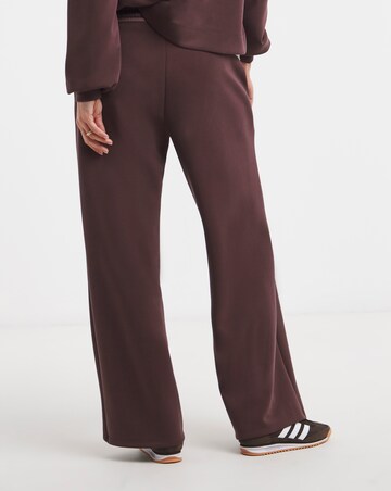 Anthology Wide Leg Joggers With Satin Trims