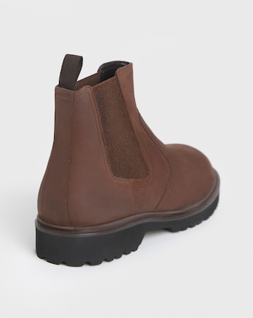 Leather Chelsea Boot Wide