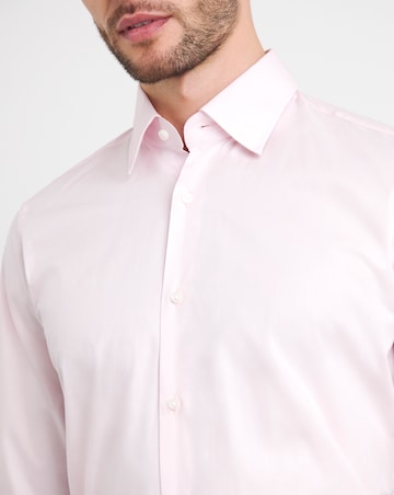 BOSS Pink Long Sleeve Formal Shirt