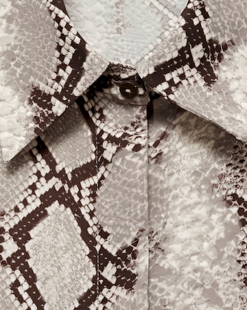Mango Serpi Snake Print Shirt