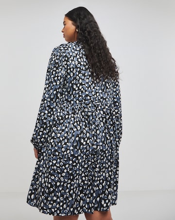 Animal Print Supersoft Smock Dress