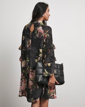 Joanna Hope Ruffle Shift Dress