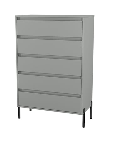 Sloan Ready Assembled 5 Drawer Chest