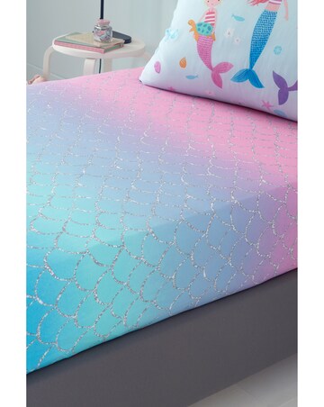 Catherine Lansfield Mermaid Ombre Fitted Sheet