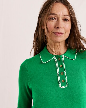 Julipa Scallop Trim Henley