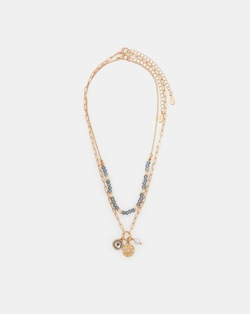 Accessorize 2-Pack Beaded Charm Necklaces