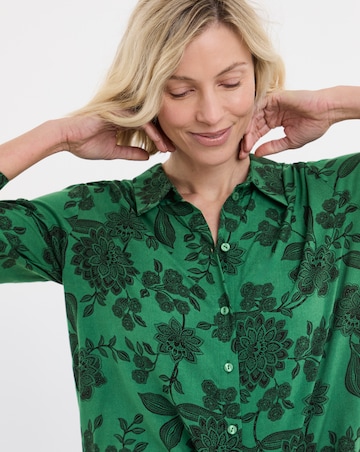 Printed Long Sleeve Shirt