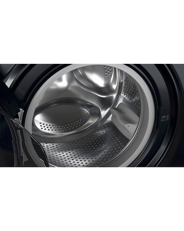Hotpoint NSWM864CBSUKN, 8kg, 1600rpm Washing Machine - Black + install