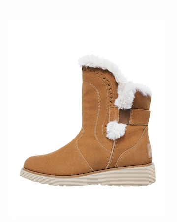 Skechers Keepsakes Wedge Cozy Button Boots