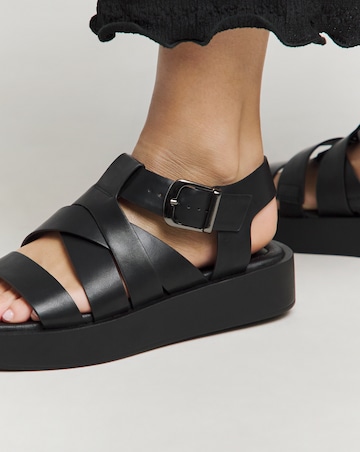 Dublin Chunky Fisherman Sandals - Extra Wide Fit (EEE)