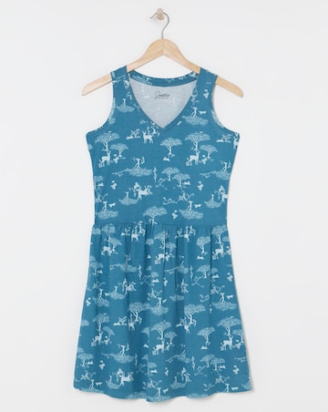 Pretty Secrets Christmas Reindeer Print Value Sleeveless Nightie