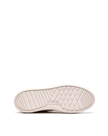 Clarks Cream Multi Hollyrose Zip Shoes - Standard Fit (D)