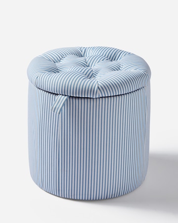 Julipa Mae Striped Storage Ottoman