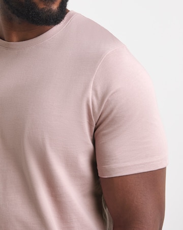 Pure Cotton Crew Neck T-Shirt Long