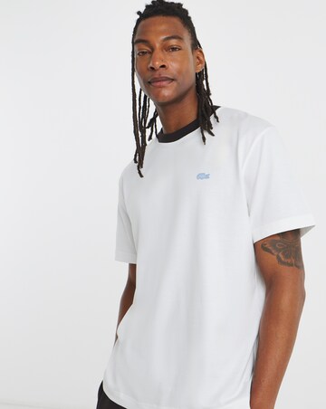Lacoste Short Sleeve Ringer T-Shirt - White